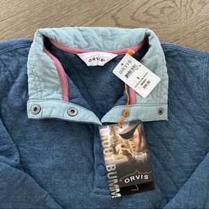 Brand New Orvis Quilted Sweatshirt